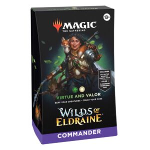 Magic: The Gathering - Wilds of Eldraine - Virtue and Valor - Commander Deck