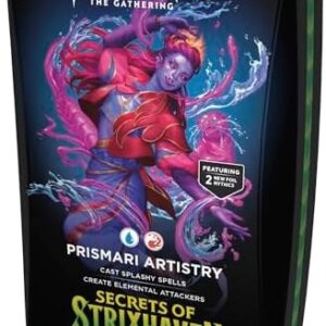 Magic: The Gathering Secrets of Strixhaven Commander Deck - Prismari Artistry (100-Card Deck, Deck Box + Accessories)